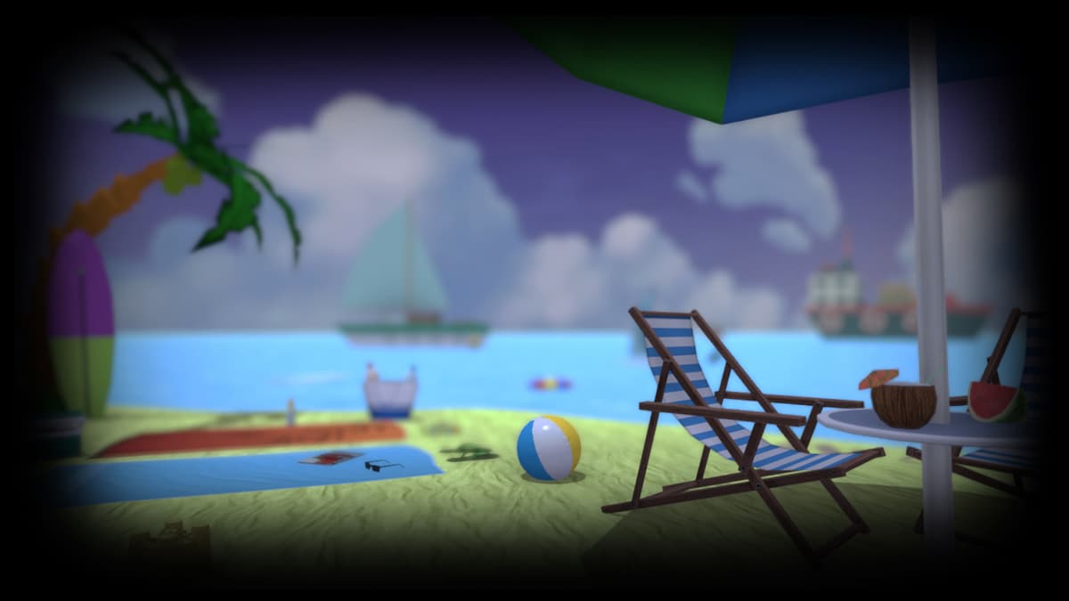 The beach