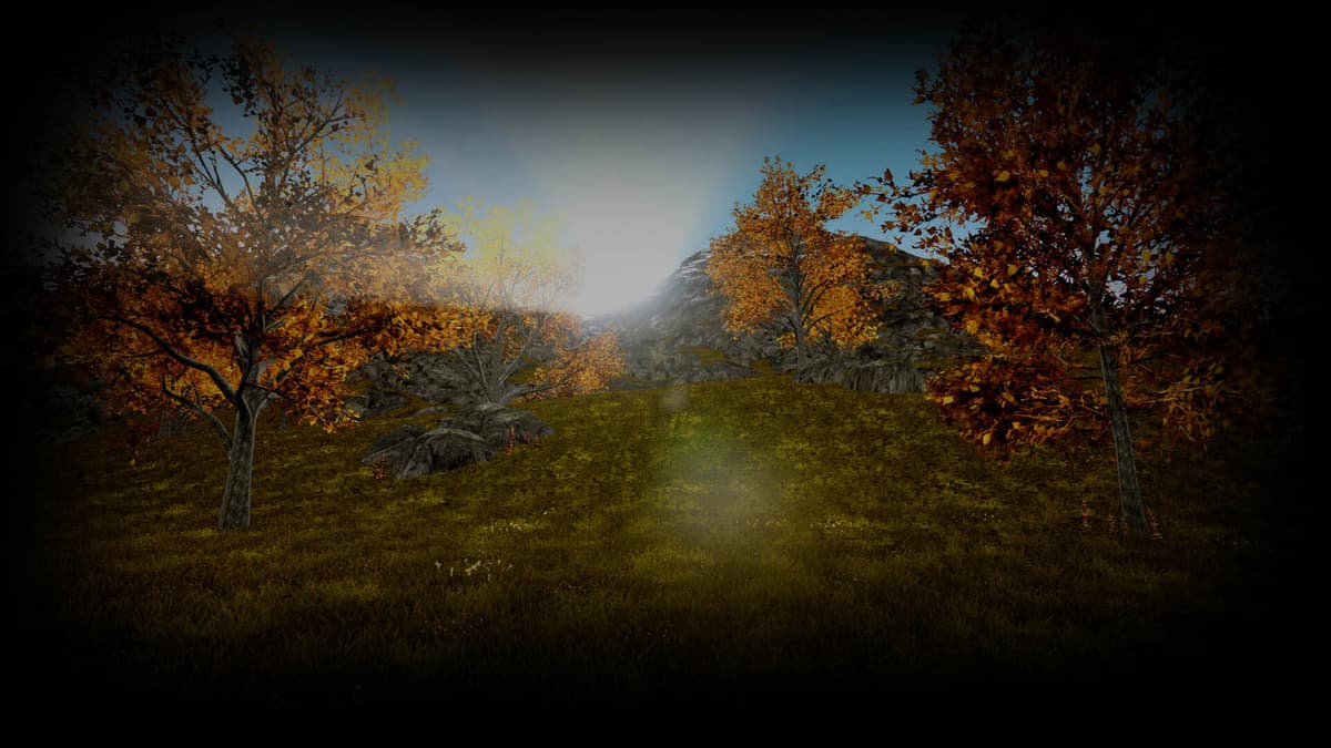 Autumn sunset
