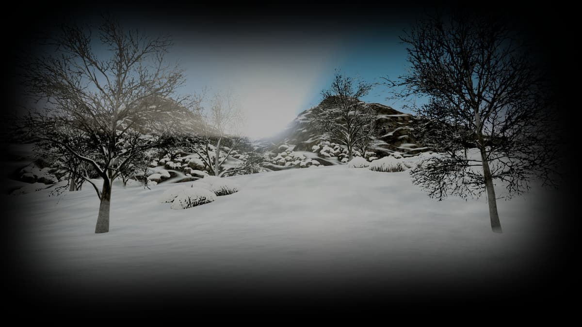 Winter sunset
