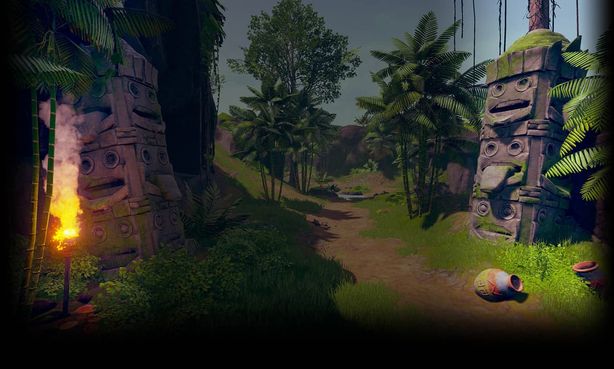 Isla Cartulina Totems