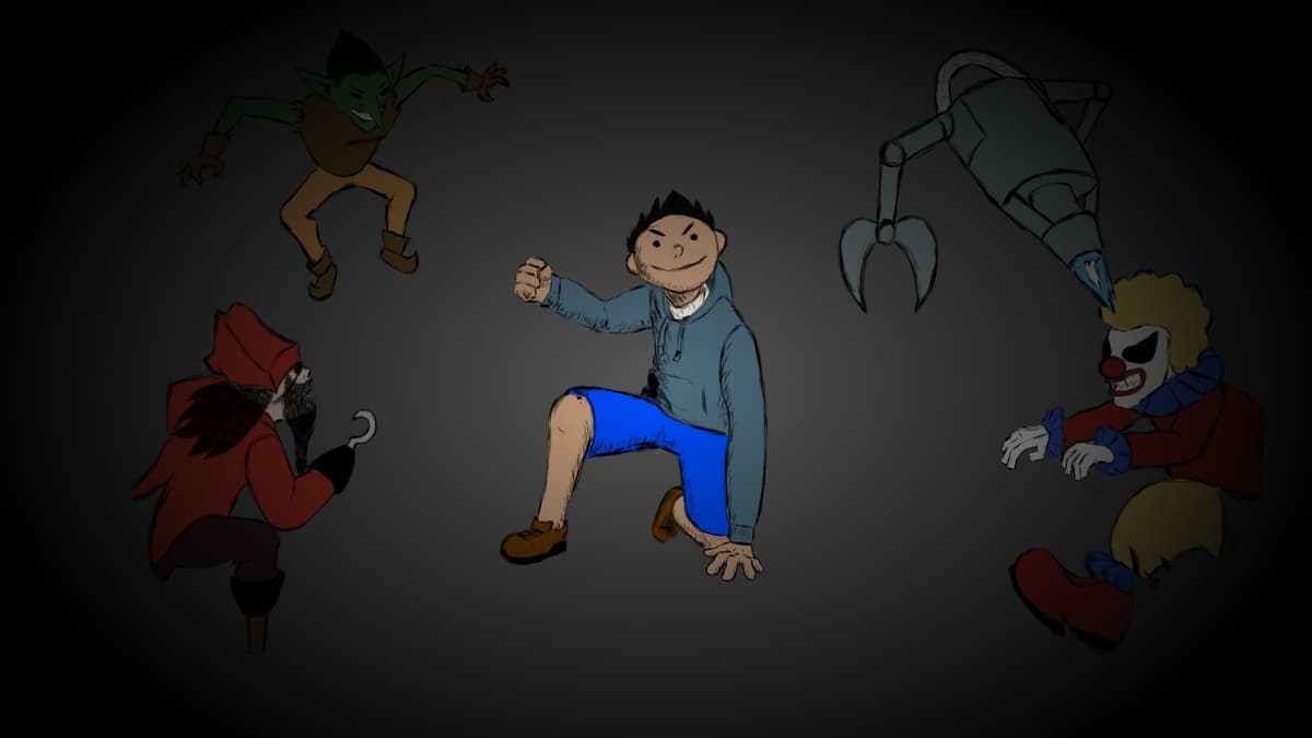 Hero Boy Poster Background