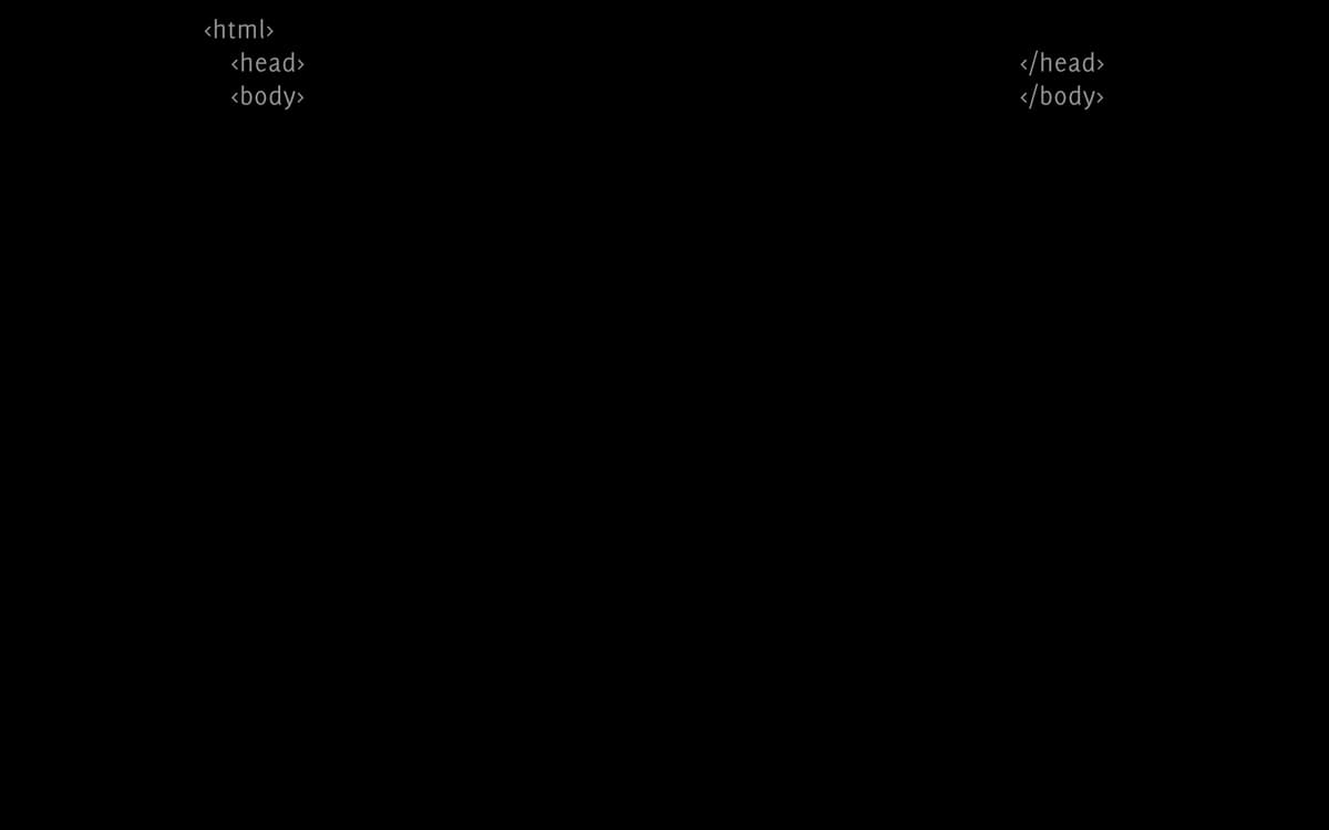 HTML Template