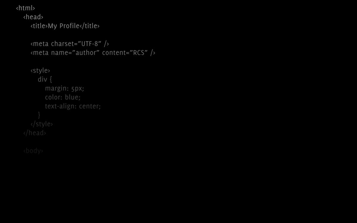 HTML Head