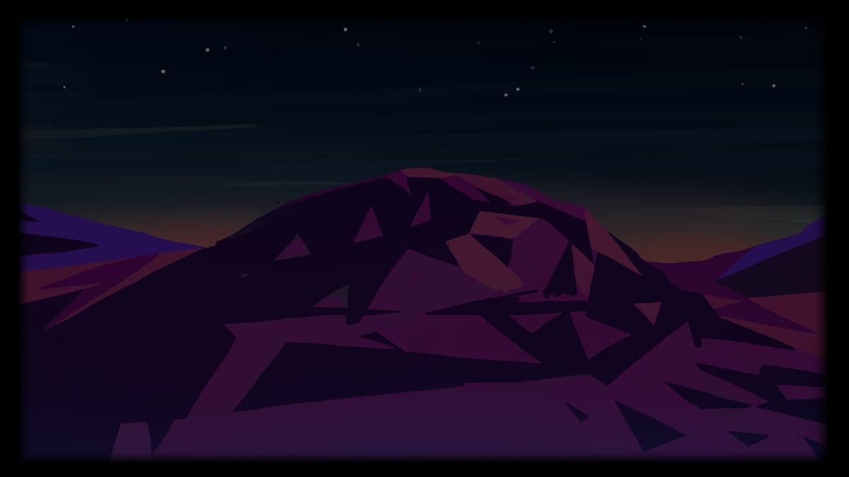 Nighttime Mountain
