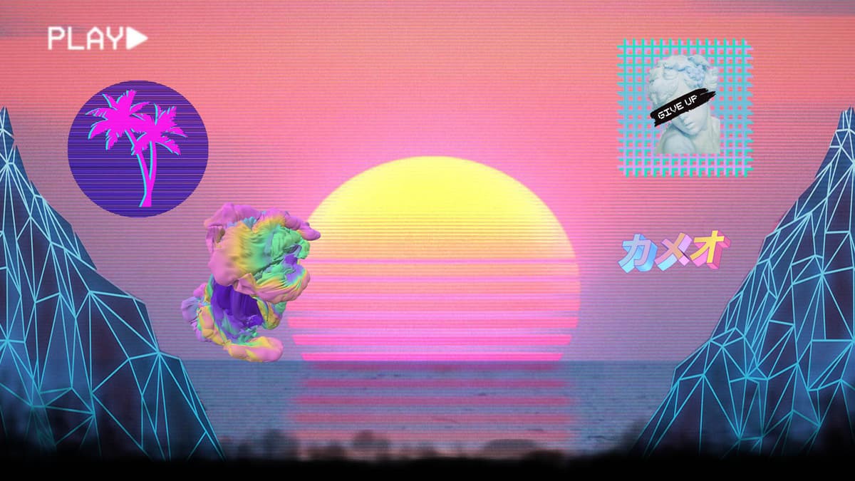Vaporwave Sunset