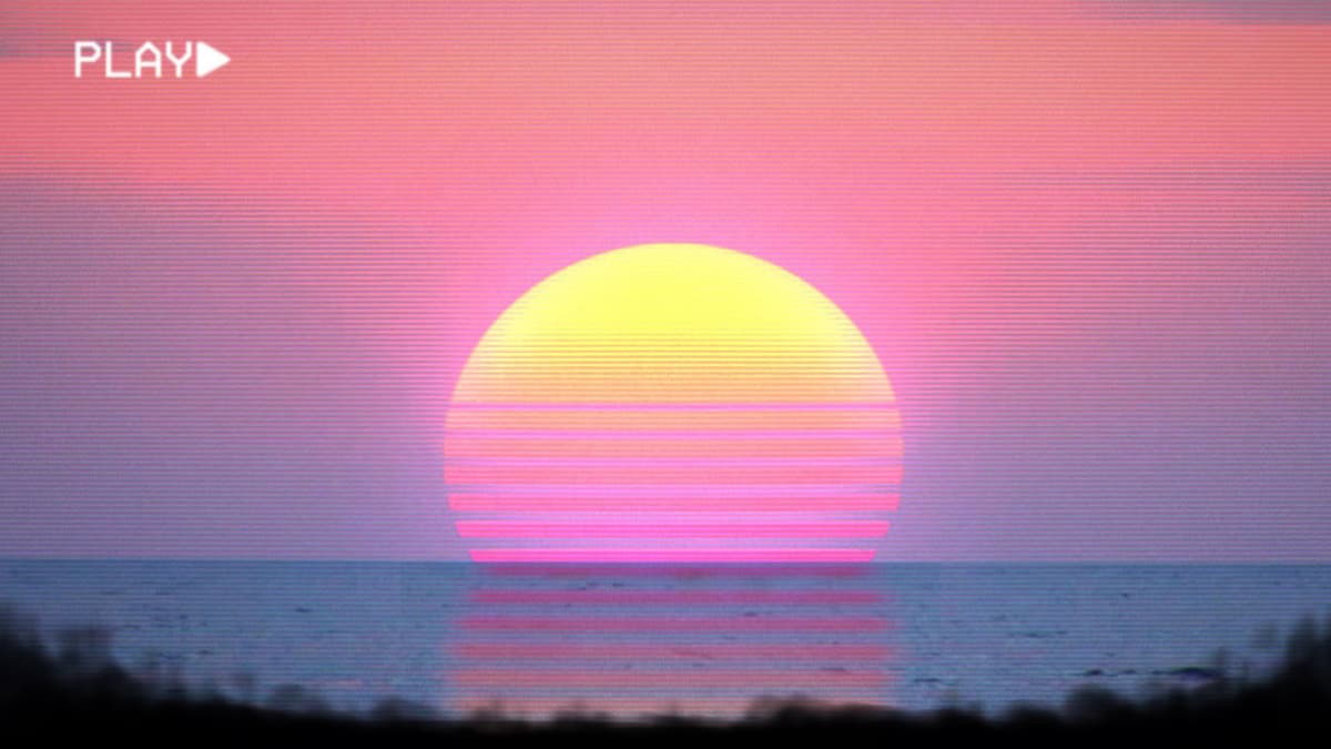 Synthwave Retro Sun
