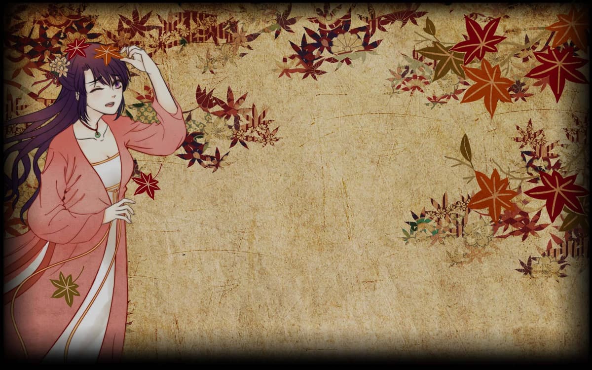 Dance in autumn's leaves