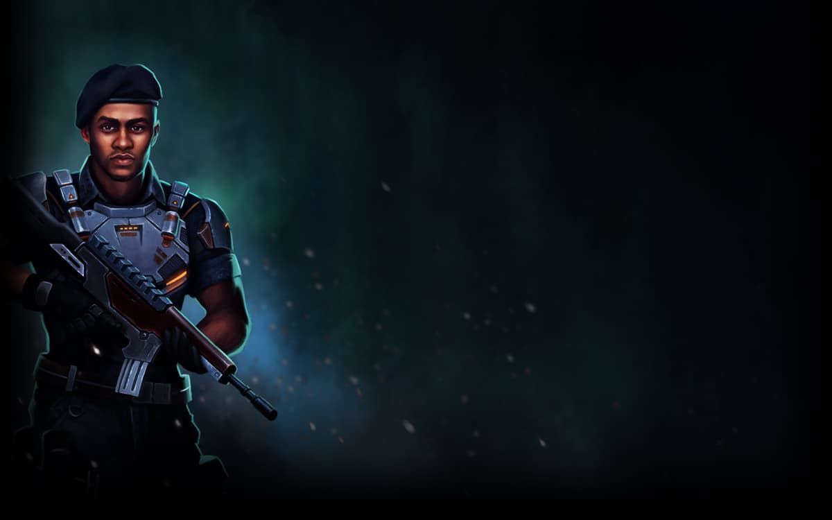Light Infantry Commander (Profile Background)
