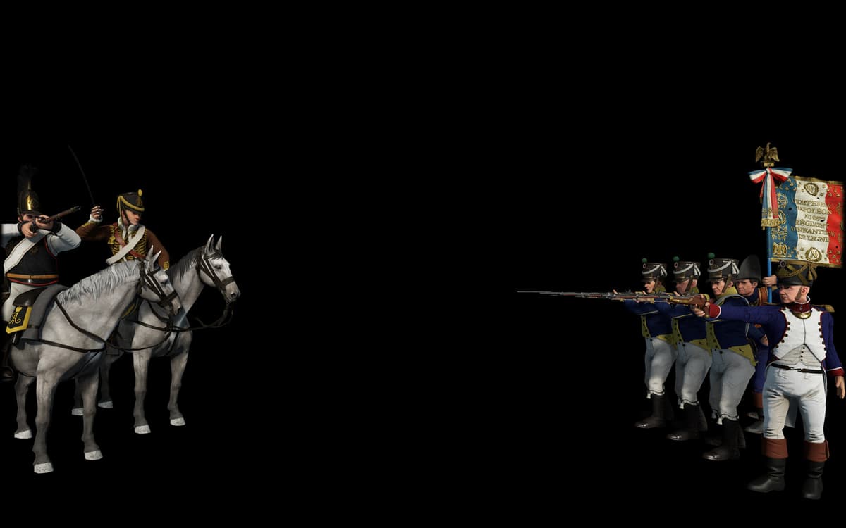 Russian Cavalry vs French Infantry