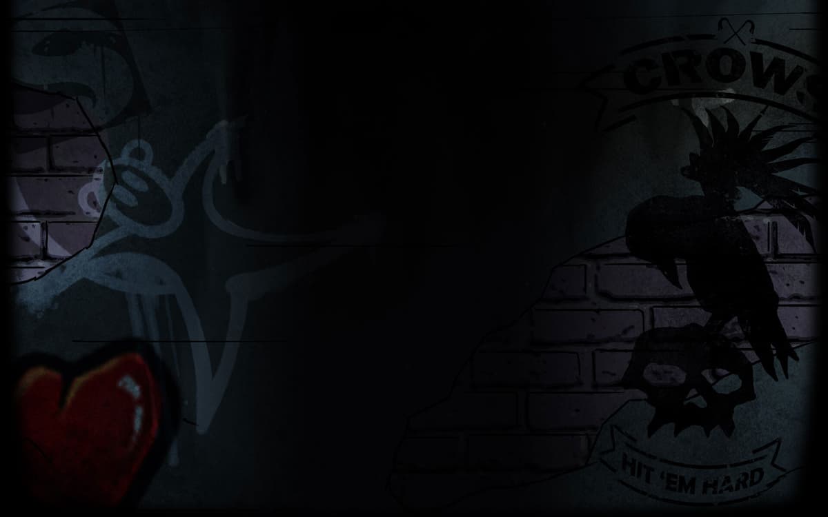 Crows Graffiti Wall