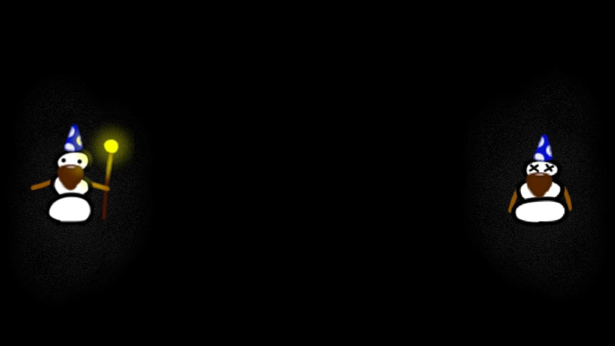 Wizard Snowman Wallpaper