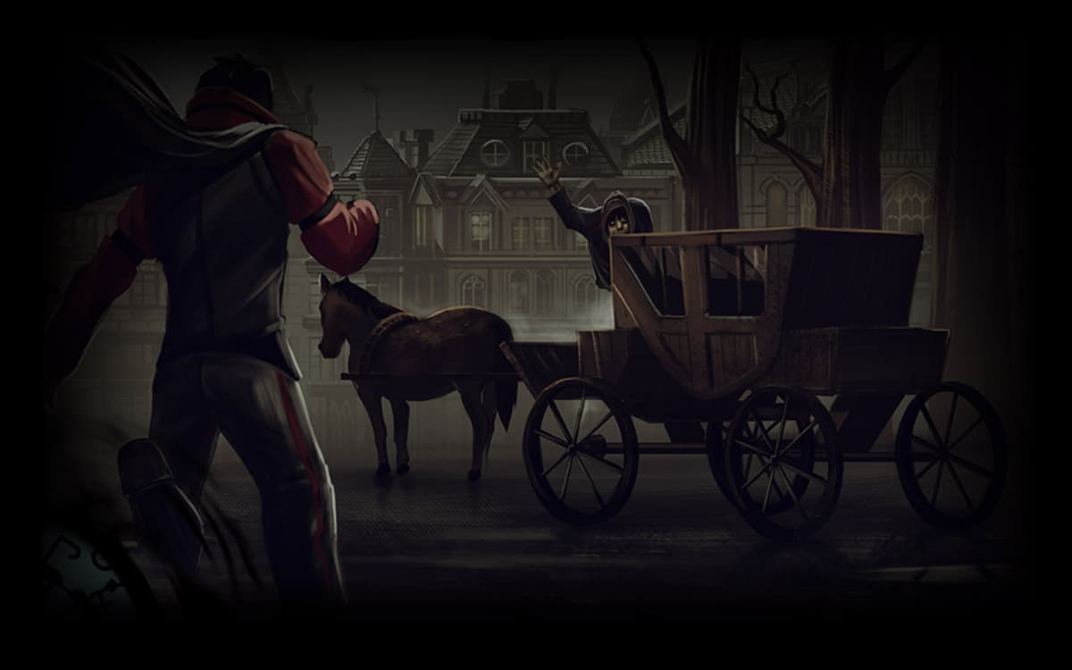 Vampire run to coach
