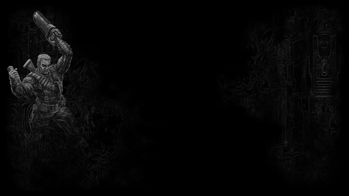 Chainsaw Warrior Action Background