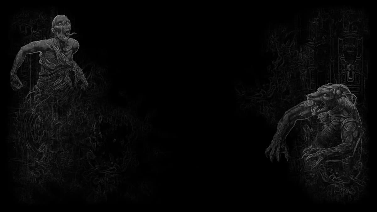 Chainsaw Warrior Rat Zombie Background