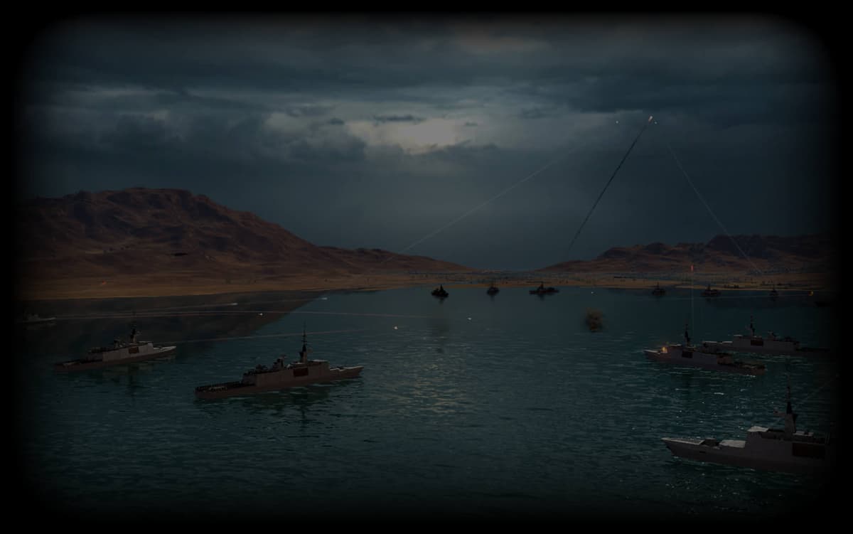 Naval units at war!
