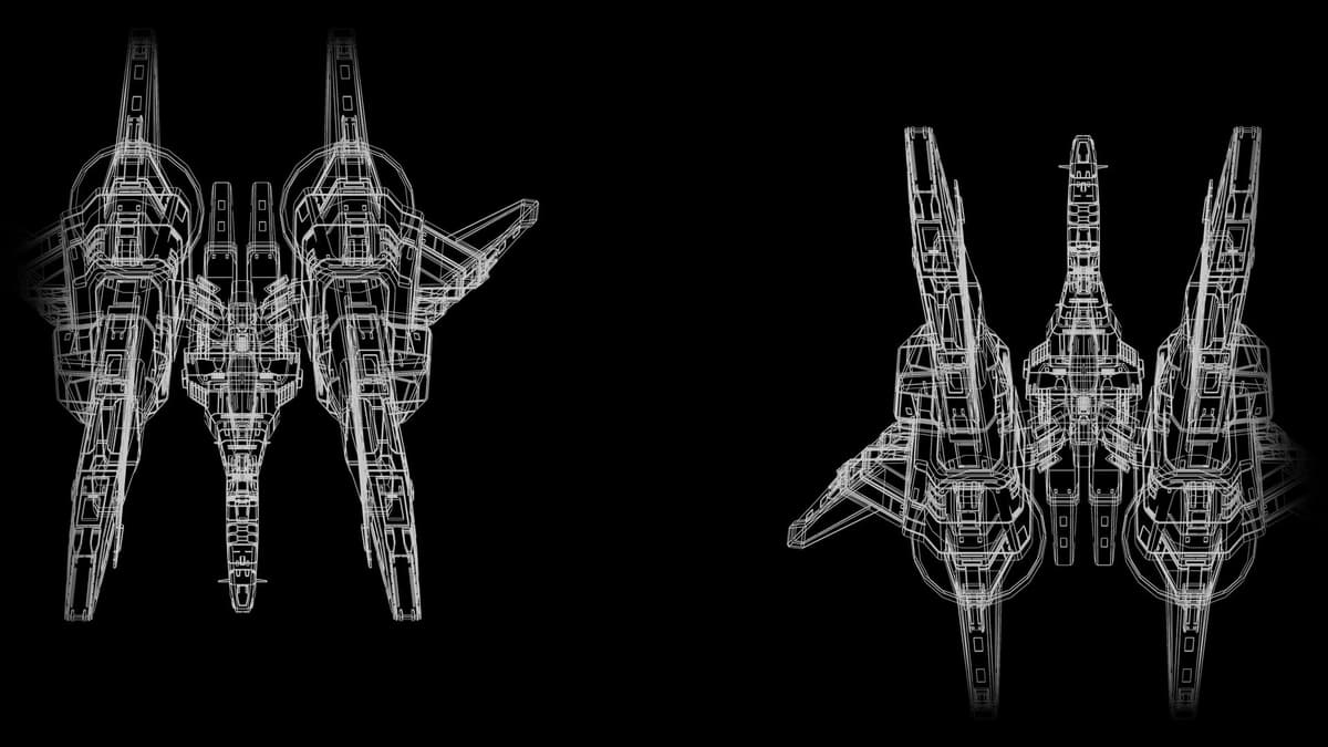 RVA-818 X-LAY wireframe
