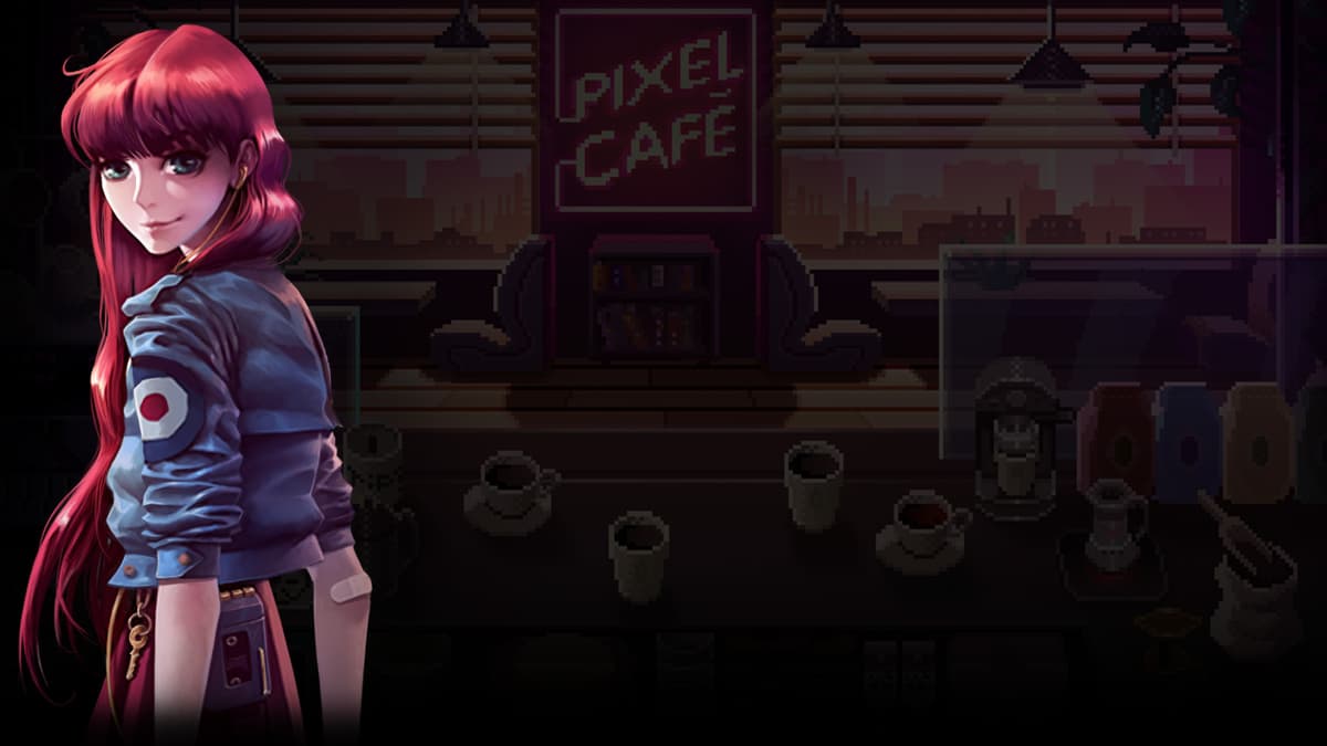 Pixel Cafe Background 2