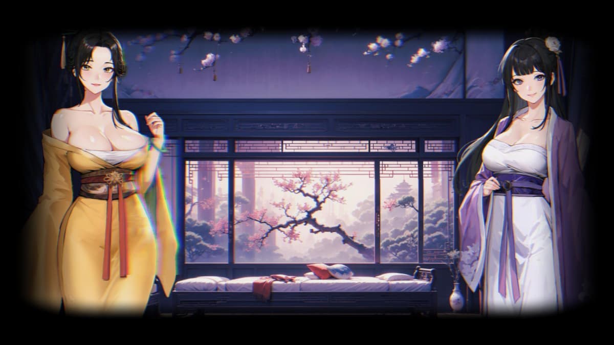两位夫人的室内背景