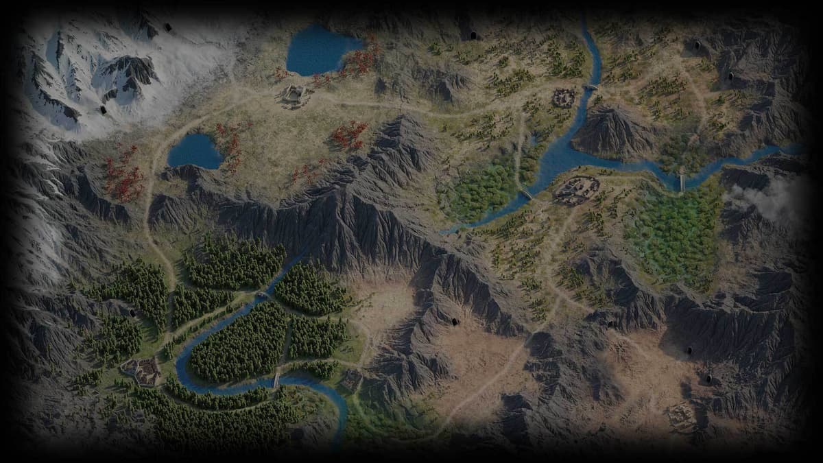 The Drypeak Mountains