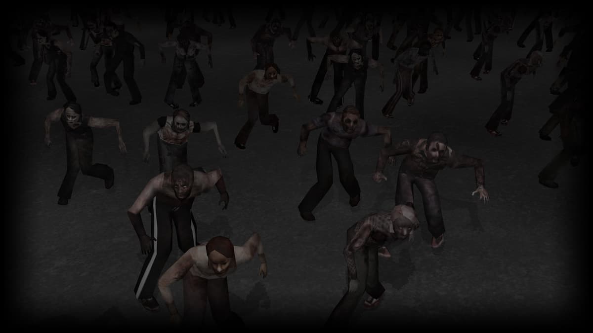 Zombies swarming