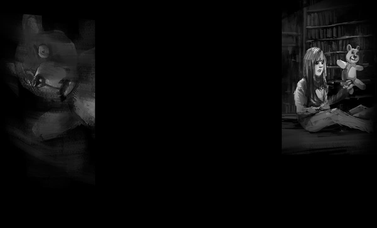 dark background