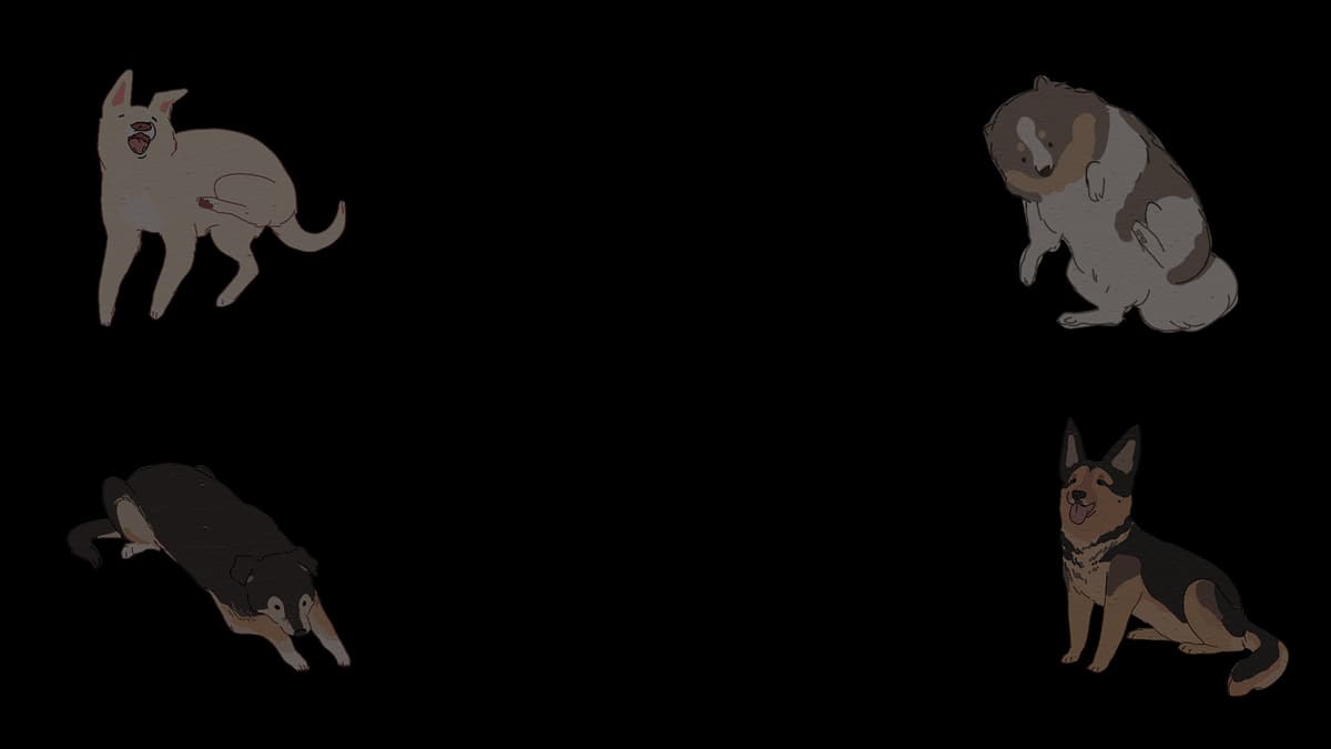 4 Dogs No.2