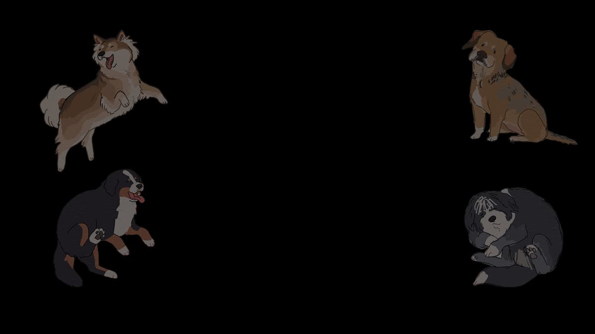 4 Dogs No.1