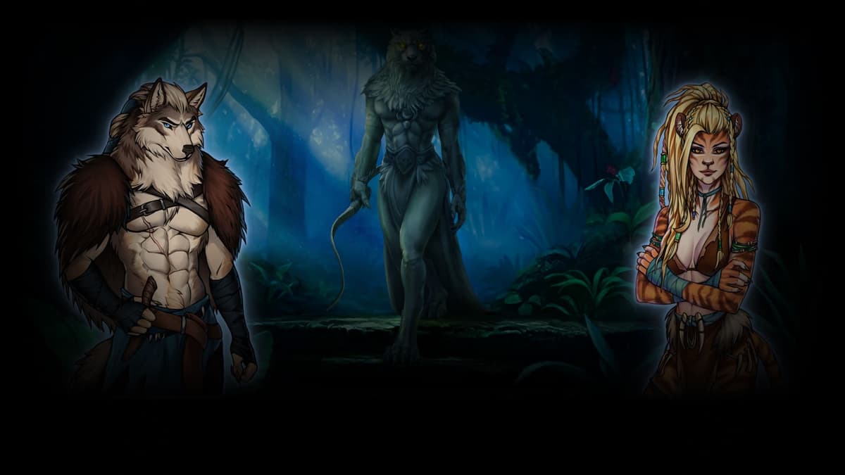 Acient sanctuary with Brok and Gerta