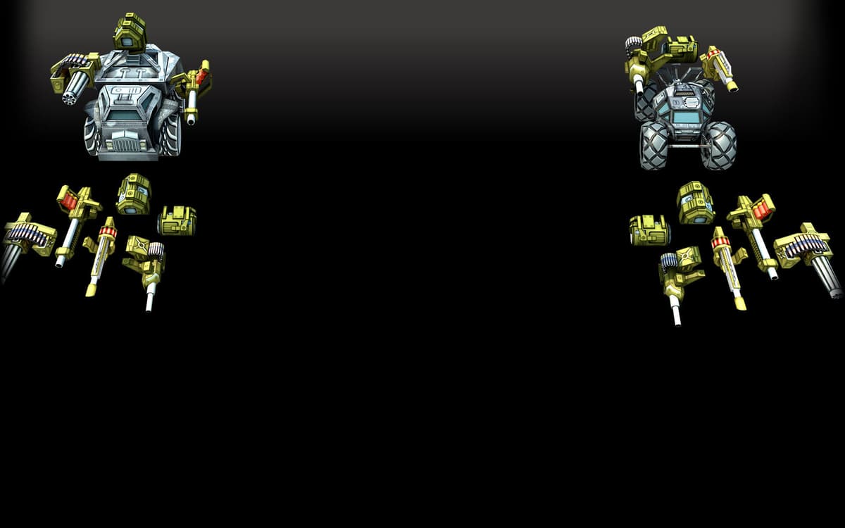 Weapons and Cars Background