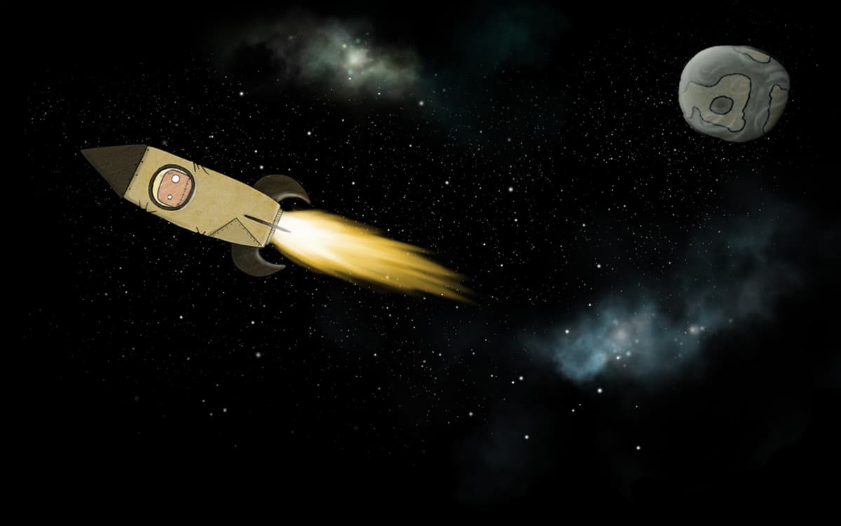 Up in space