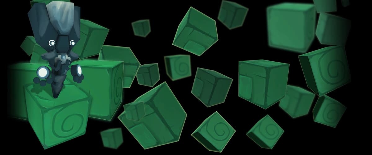 CC3D Profile Background - Blue Golem