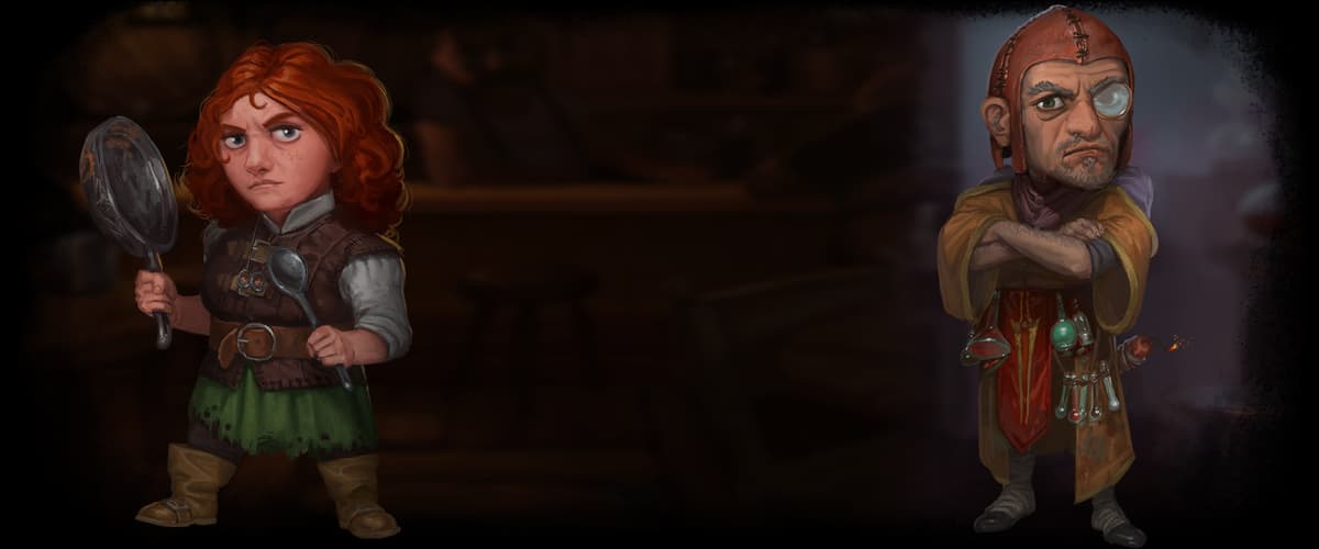 "Rollers" Alchemist & Barmaid