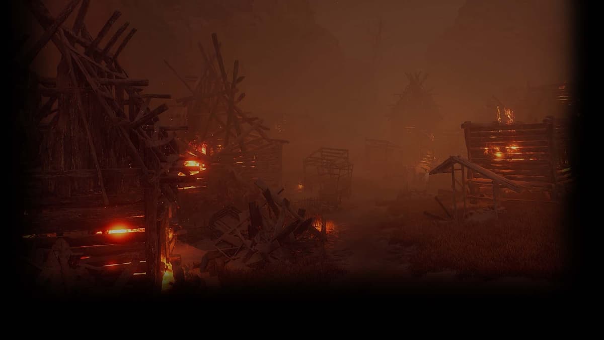 Burned Village in Hell’s Chasm