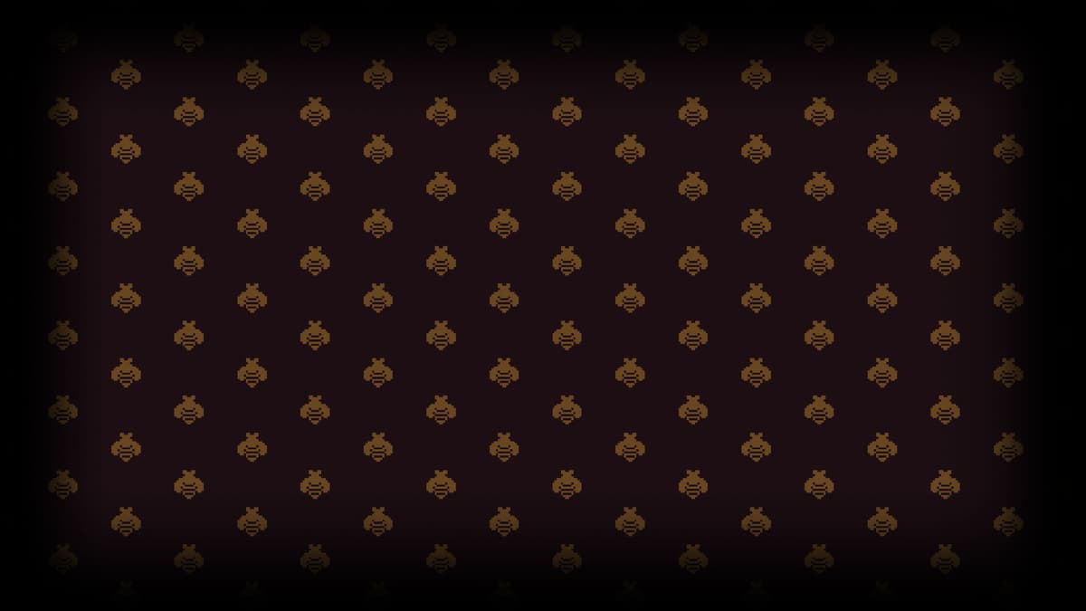 Pixel Bee Pattern