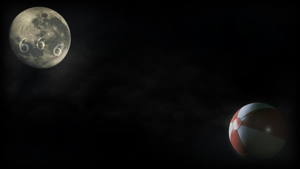 Moon and ball