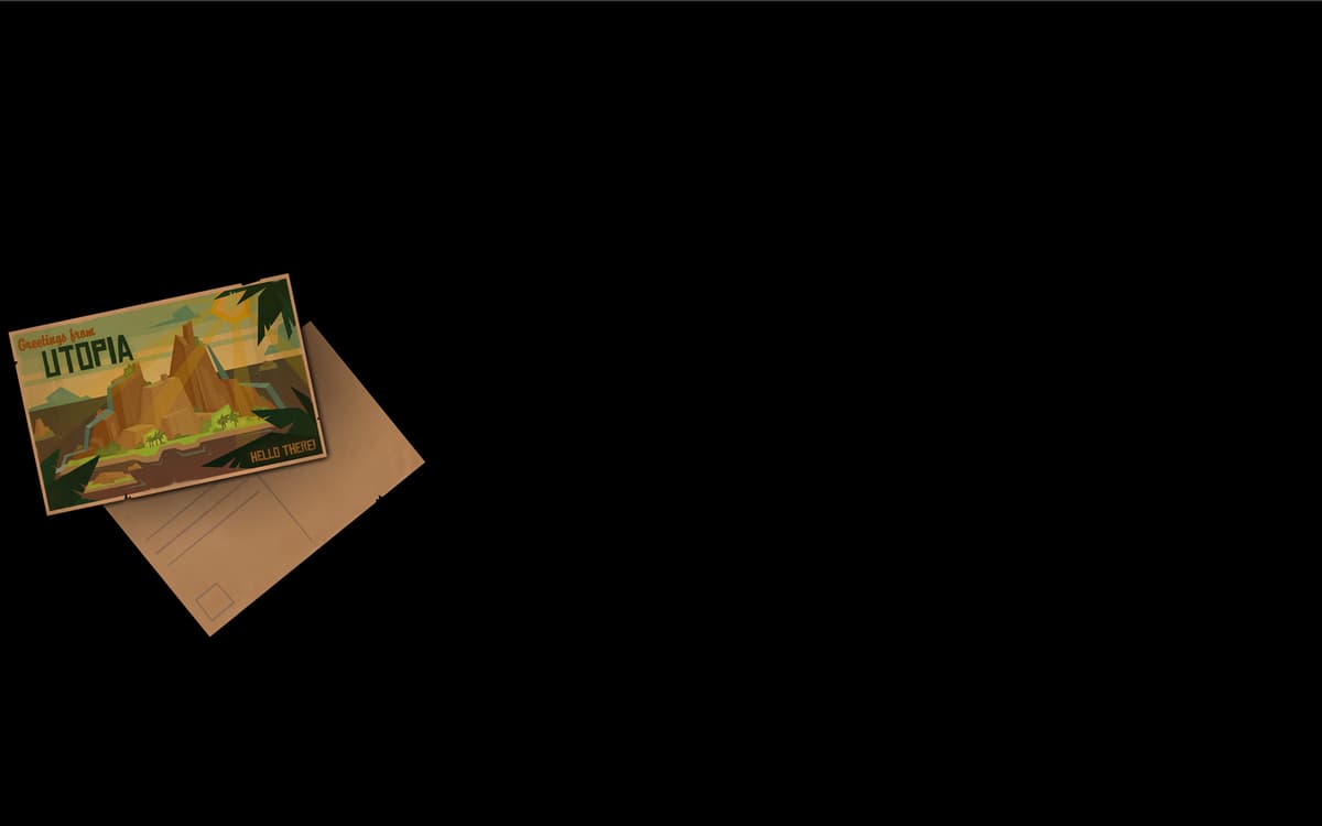 Greetings from Utopia Background