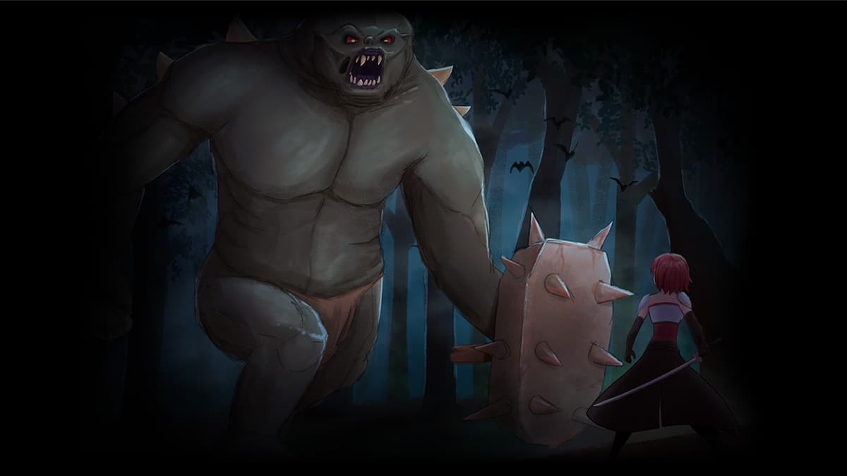 Kaylin battles ogre