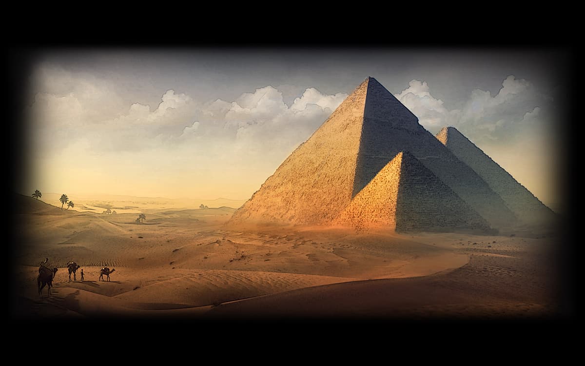 Pyramids of Egypt Background