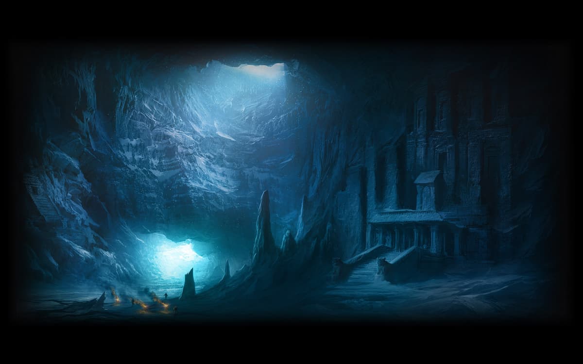Arctic Temple Background
