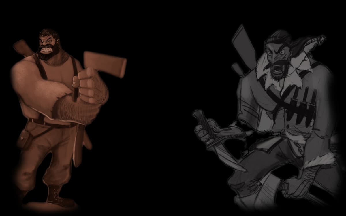 Ti-Jos and Ti-Jack REAL Early Sketches