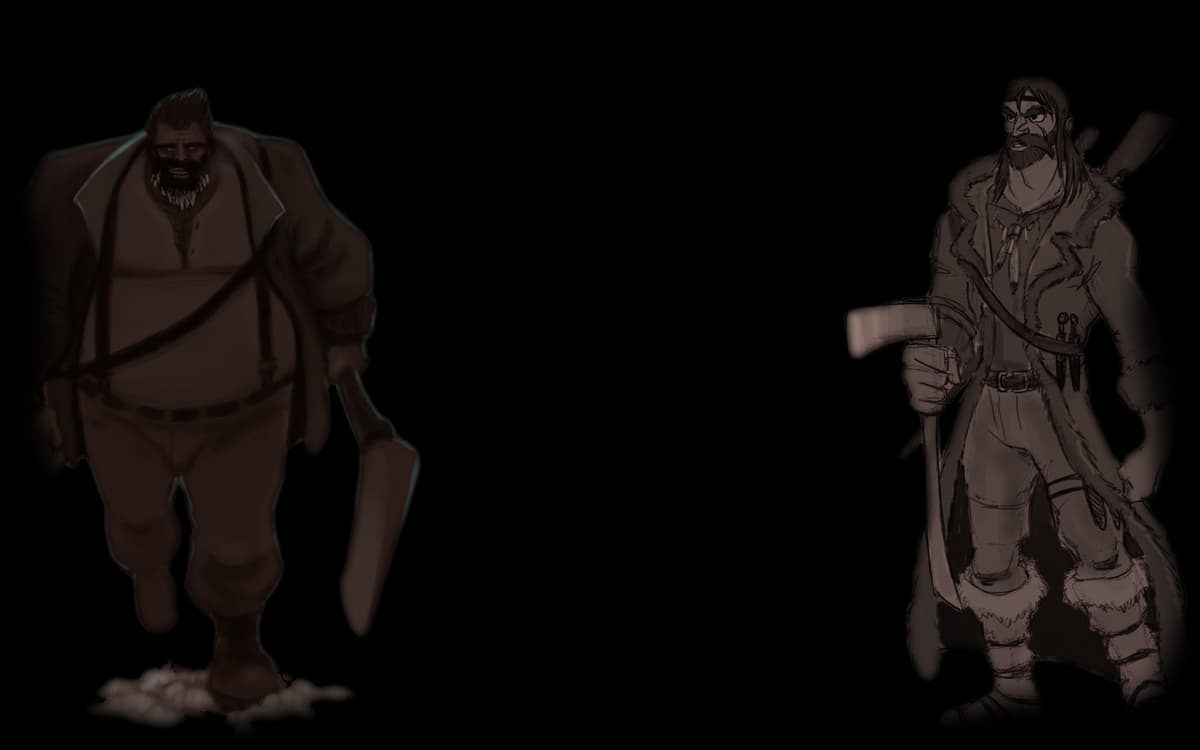 Ti-Jos and Ti-Jack Early Sketches