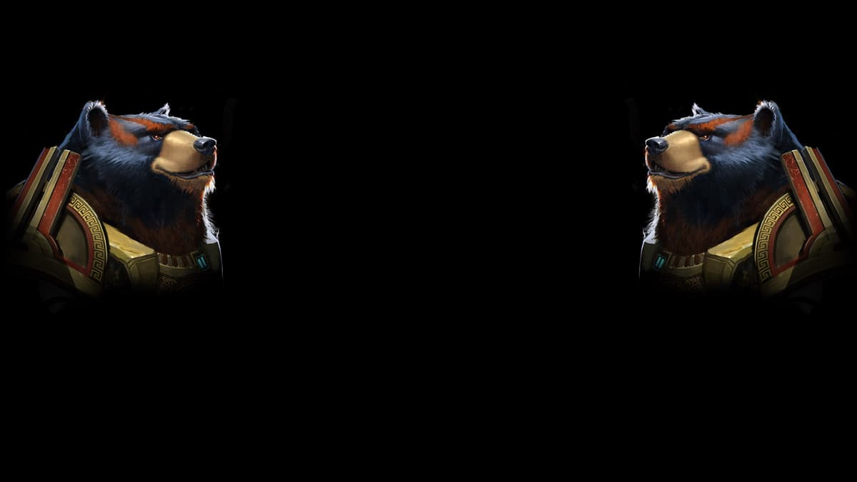 Space Bear Background