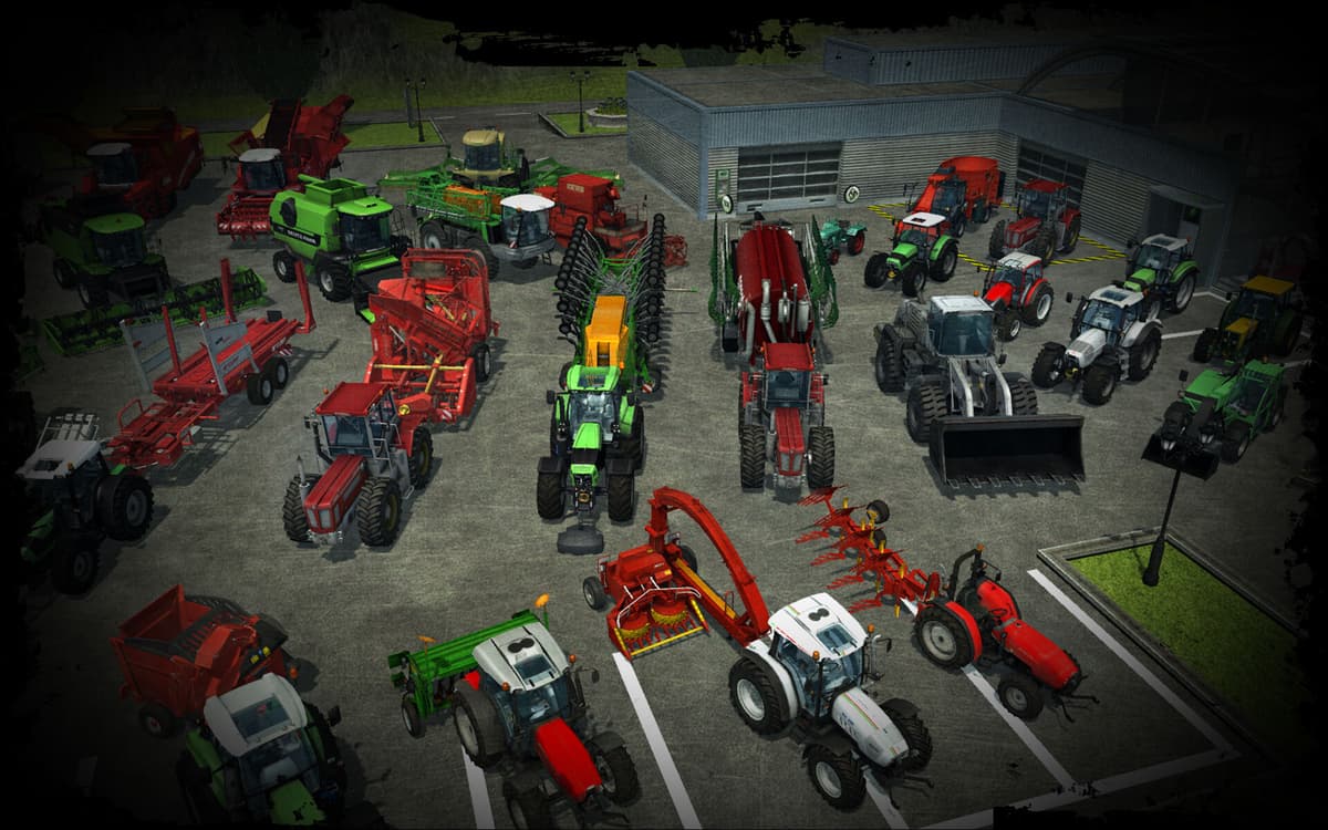 Farming Simulator 2013's Garage