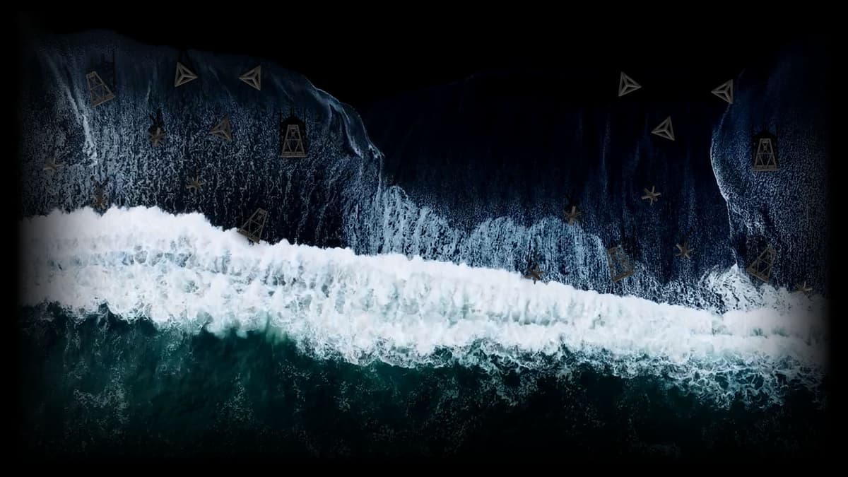 Beach Invasion background