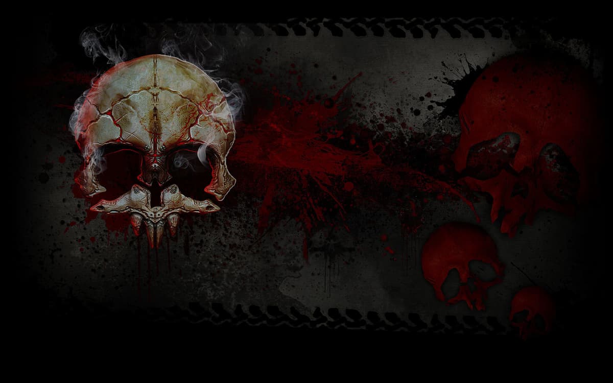 Smoking Skull