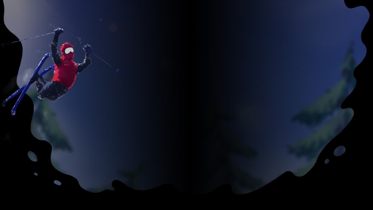 The Skier (Profile Background)