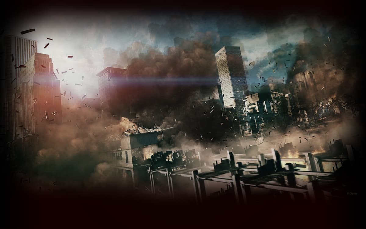 Split/Second Concept Art: Flying Girders