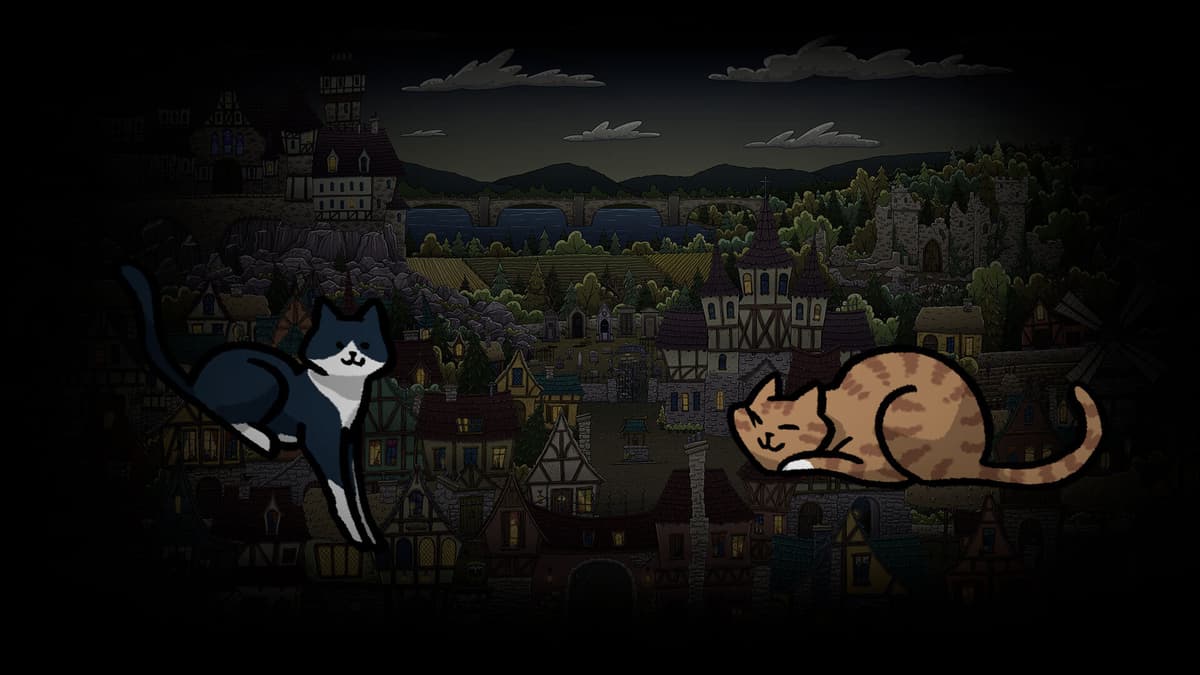 Spooky Village Happy Cats