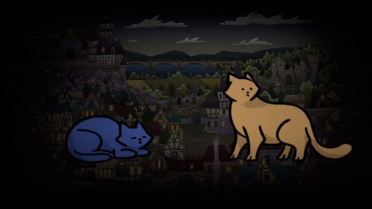 Spooky Village Scared Cats