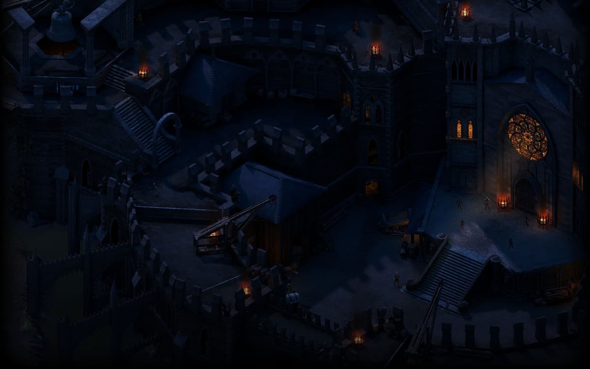 Raedric's Hold at Night